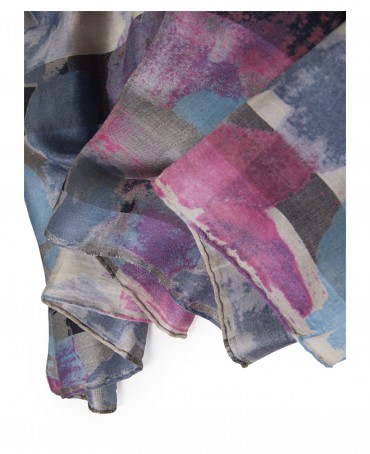 Палантин Женский SN40-OMBRE/ARGENT